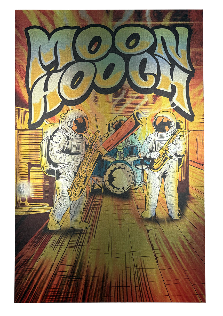 Spaceman Foil Poster