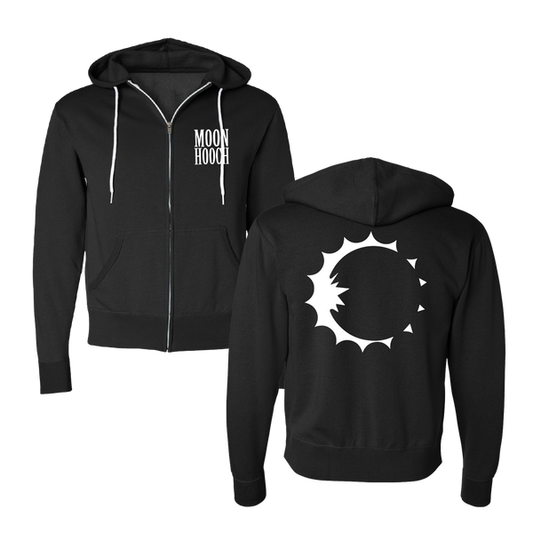 Eclipse Zip Hoodie (Black) – Moon Hooch